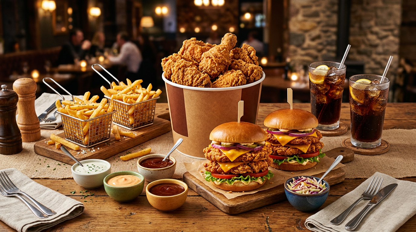 AFC Golden Crispy Fried Chicken Feast